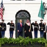 U.S. President Donald Trump meets Saudi Crown Prince Mohammed bin