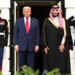 U.S. President Donald Trump meets Saudi Crown Prince Mohammed bin