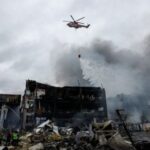 Aftermath of a Russian missile attack in Kyiv