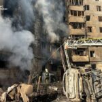 Aftermath of a Russian missile attack in Ternopil