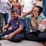 Aftermath of an earthquake in Dhaka