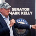 FILE PHOTO: Senator Mark Kelly hosts a town hall in