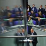 Budget debate at the lower house of parliament Bundestag in