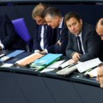 Budget debate at the lower house of parliament Bundestag in