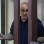 FILE PHOTO: Georgian opposition politician Nika Melia attends a court