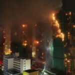 Major fire at Wang Fuk Court housing estate, in Tai