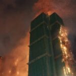 Major fire at Wang Fuk Court housing estate, in Tai