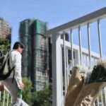 Aftermath of a deadly fire at the Wang Fuk Court