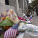 Aftermath of shooting of two National Guard members, in Washington