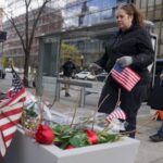 Aftermath of shooting of two National Guard members, in Washington