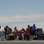 Venezuelan migrants stranded after Peru tightens border security, in Arica