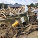 Flash floods in Batang Toru, South Tapanuli, North Sumatra