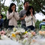 Aftermath of a deadly fire at the Wang Fuk Court