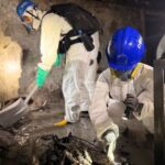 Hong Kong police conduct search operations at Wang Fuk Court