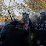 Clashes erupt as Greek farmers protest near Larissa