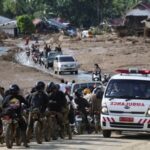 Area hit by flash floods in Palembayan, Agam, West Sumatra