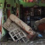 Area hit by flash floods in Palembayan, Agam, West Sumatra