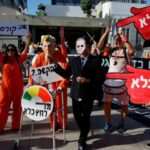 Israelis protest after Israeli PM Netanyahu requested President Herzog to