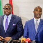 Sierra Leone’s FM Timothy Musa Kabba and Guinea-Bissau’s FM Joao