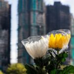 Aftermath of a deadly fire at the Wang Fuk Court