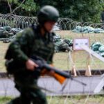 Taiwan reservists participate in a small unit combat training session