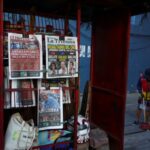 FILE PHOTO: Preliminary results of the general election in Tegucigalpa