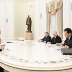 Russian President Vladimir Putin meets U.S. President Donald Trump’s envoy