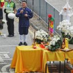 Aftermath of a deadly fire at the Wang Fuk Court
