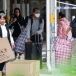 Aftermath of a deadly fire at the Wang Fuk Court