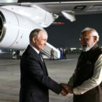 Russian President Vladimir Putin arrives in India