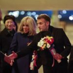 French President Macron visits China