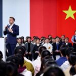 French President Macron visits China