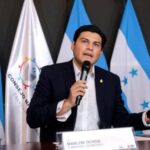 Marlon Ochoa, Secretary of the Honduran electoral body, addresses the