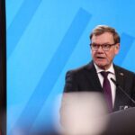 FILE PHOTO: German Foreign Minister Wadephul attends press conference in