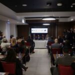 A press conference is held to announce a partnership between