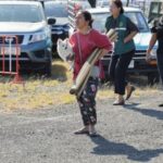 People rest at a shelter, following fresh military clashes between