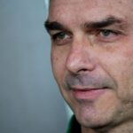 Senator Flavio Bolsonaro, Brazil’s former President Jair Bolsonaro’s son, attends