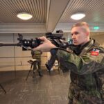 A member of the Finnish military showcases Smash, an add-on