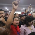 Honduras’ presidential candidate Nasralla of the Liberal Party addresses the
