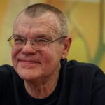 Belarusian opposition figures Kolesnikova and Babaryko attend a press conference