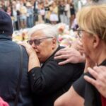 Memorial in honour to victims of a mass shooting at