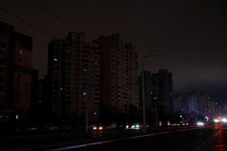 Power blackout in Kyiv