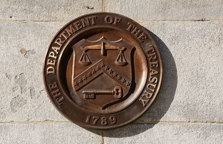 The U.S Treasury building in Washington.