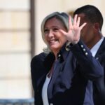Rally in support of French far-right leader Marine Le Pen