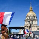 Rally in support of French far-right leader Marine Le Pen