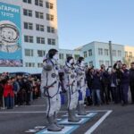 Pre launch preparation in Baikonur Cosmodrome