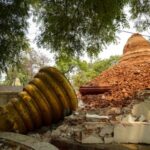 Aftermath of a strong earthquake, in Amarapura
