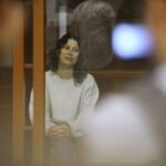 FILE PHOTO: Russian-American dual citizen Ksenia Karelina, accused of treason,