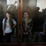 Russian journalists on trial for links to Navalny team