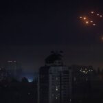Russian drone strike in Kyiv